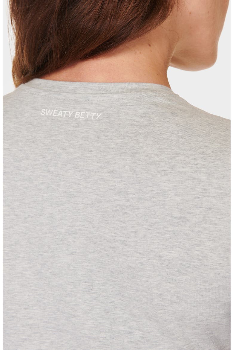 Essential Sculpt Tee, Alternate, color, LIGHT GREY MARL