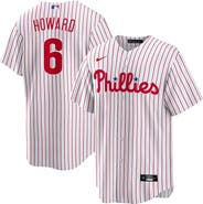 Nike Men's Nike Ryan Howard White Philadelphia Phillies Replica Jersey