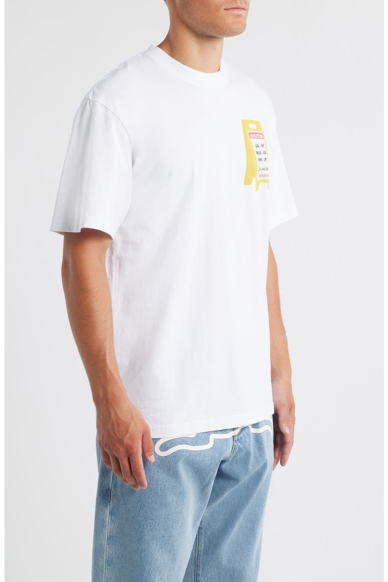 Aisle Closed Graphic T-Shirt, Alternate, color, WHITE
