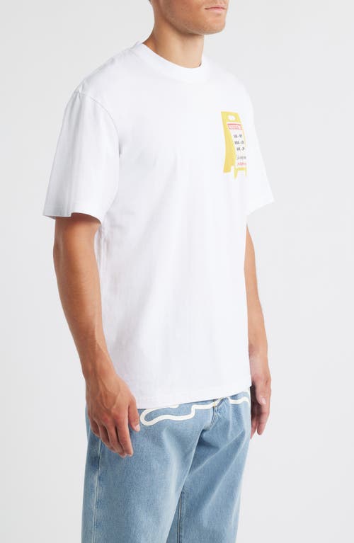 Icecream Aisle Closed Graphic T-shirt In White