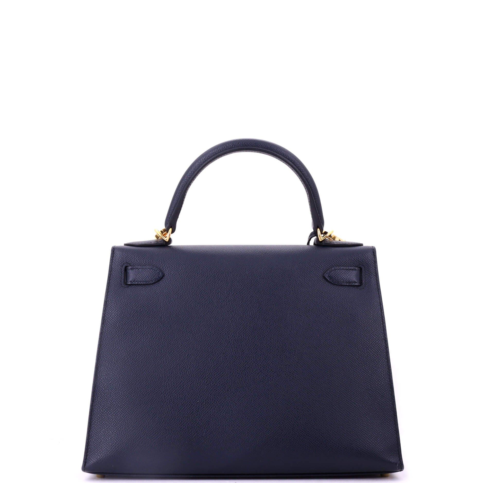 Kelly Handbag Bicolor Epsom with Brushed Gold Hardware 28, Alternate, color, Blue