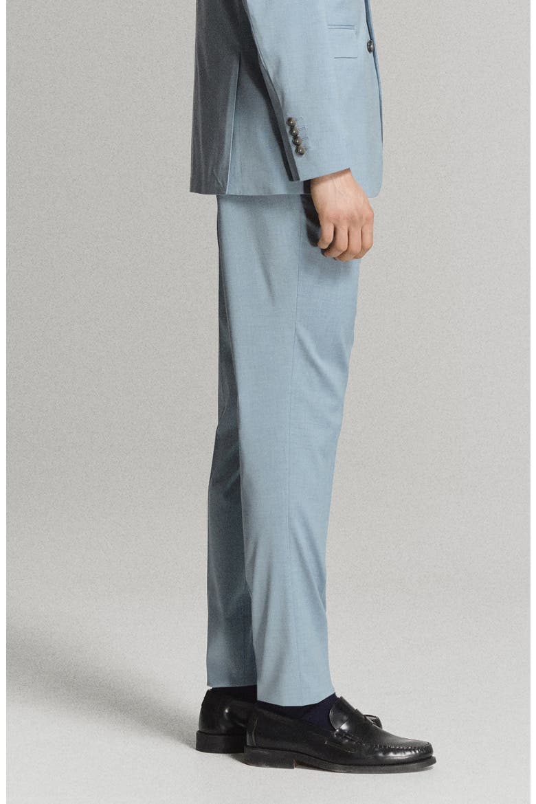 Super Slim Fit Stretch Suit Pants, Alternate, color, SKY BLUE