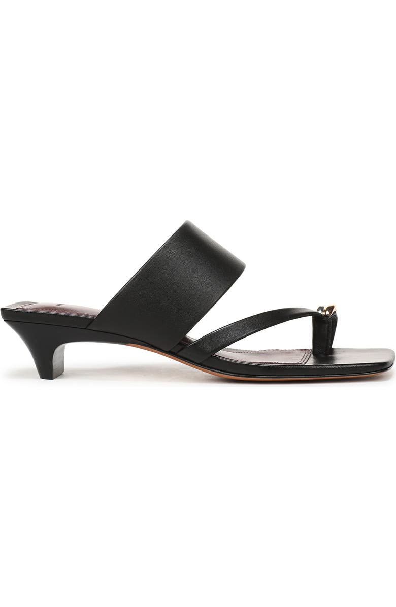 Vince Stacy Toe Loop Sandal, Alternate, color, Black