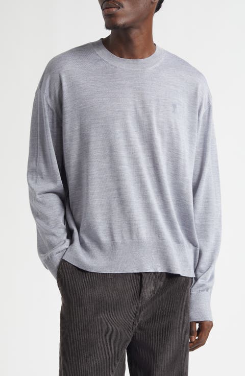 Ami de Coeur Embroidered Wool & Silk Sweater