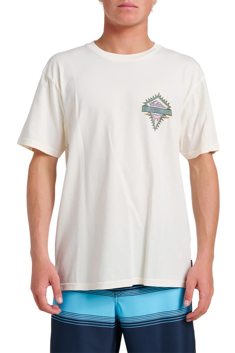 Liberty Spikes Graphic T-Shirt, Main, color, SNOW WHITE