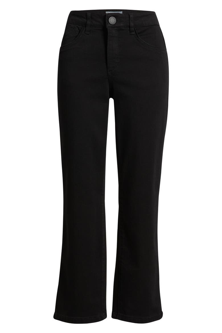 Bennett High Waist Ankle Barely Bootcut Jeans, Alternate, color, BLACK