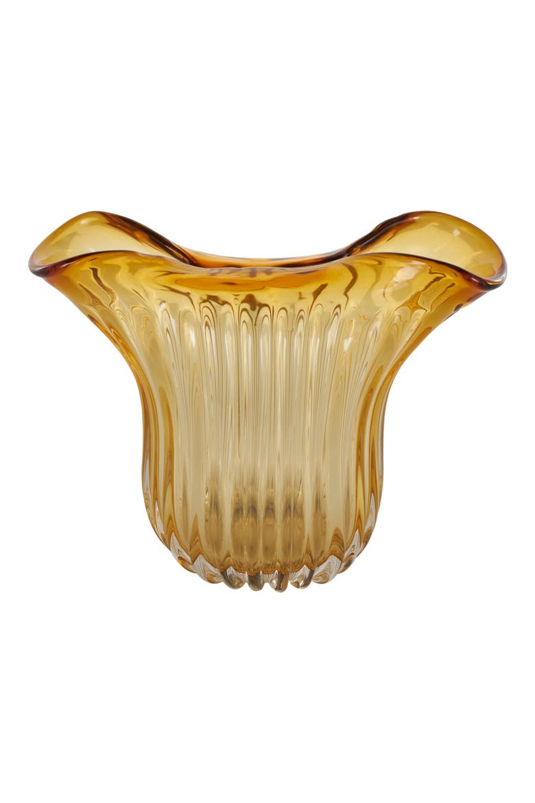 Orange Glass Vase, Main, color, ORANGE
