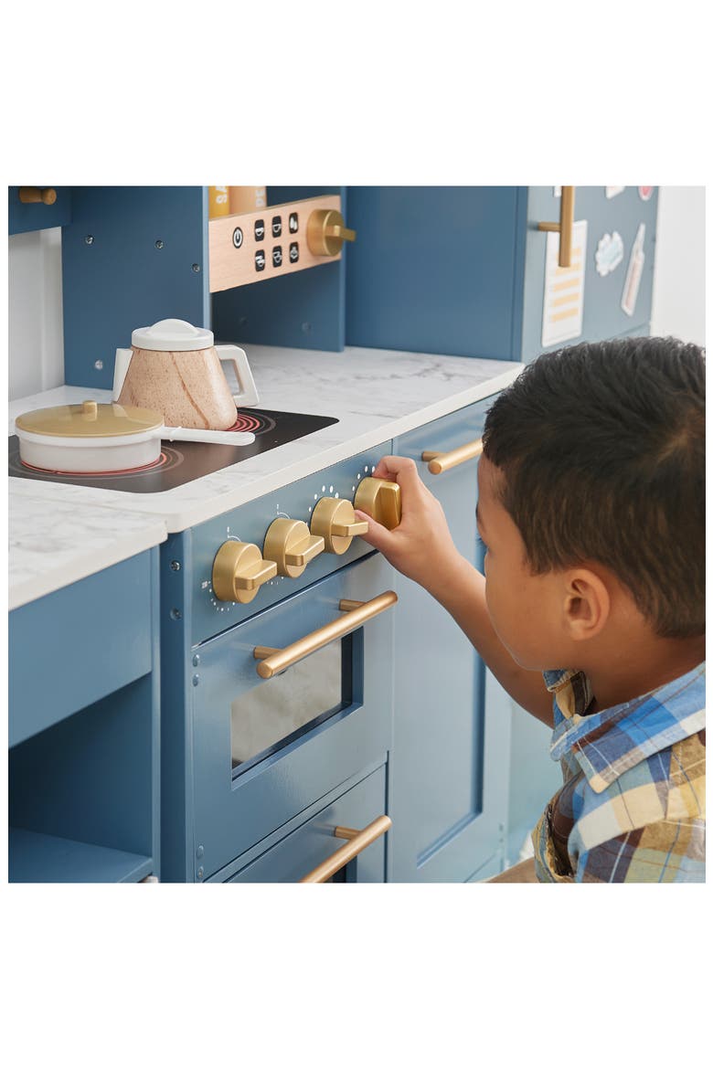Chef Atlanta Kitchen Playset, Alternate, color, STONE BLUE/ WHITE