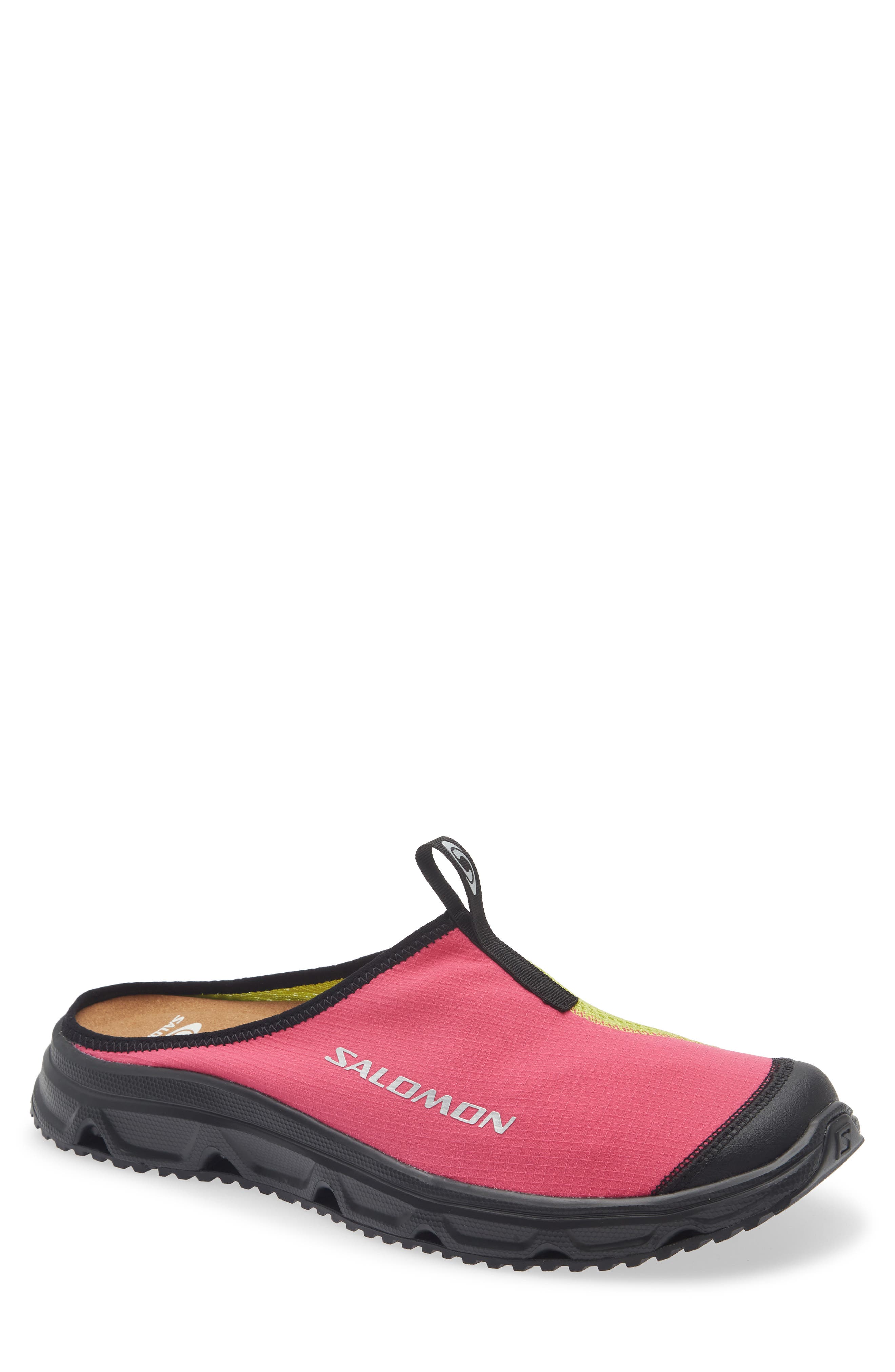 Salomon Gender Inclusive RX Slide 3.0 Sneaker, Main, color, Pink Yarrow/ Bright Chartreuse