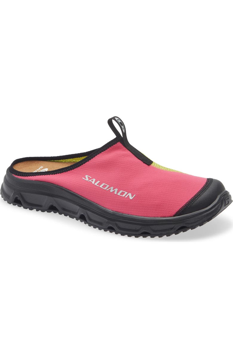 Salomon Gender Inclusive RX Slide 3.0 Sneaker, Main, color, Pink Yarrow/ Bright Chartreuse