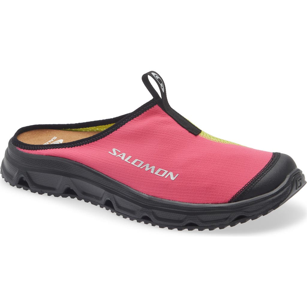 Salomon Gender Inclusive RX Slide 3.0 Sneaker in Pink Yarrow/Bright Chartreuse at Nordstrom, Size 9