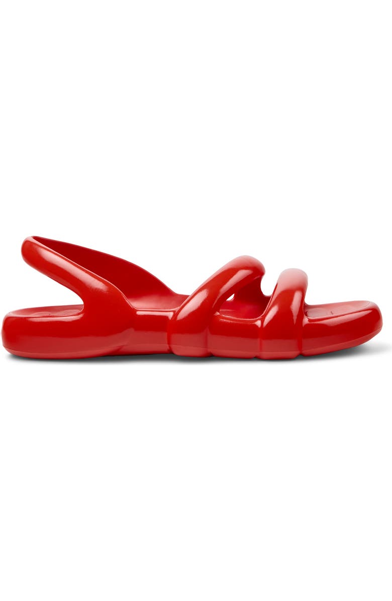 Camper Kobarah Flat Slingback Sandal, Alternate, color, Bright Red