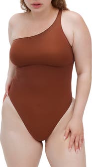 Noody Seamless Forming One Shoulder Bodysuit