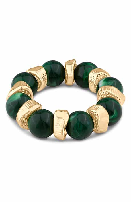 JARDIN Acrylic Beaded Stretch Bracelet