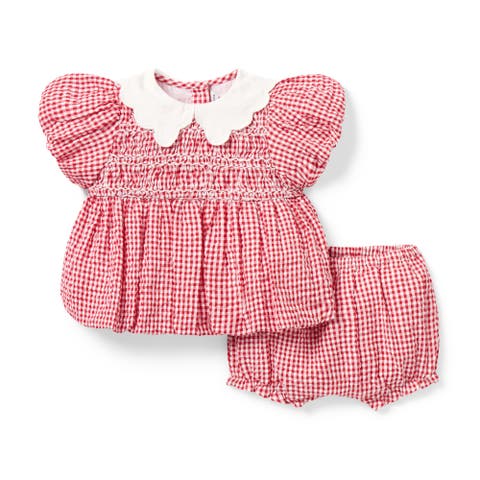 Gingham Seersucker Set