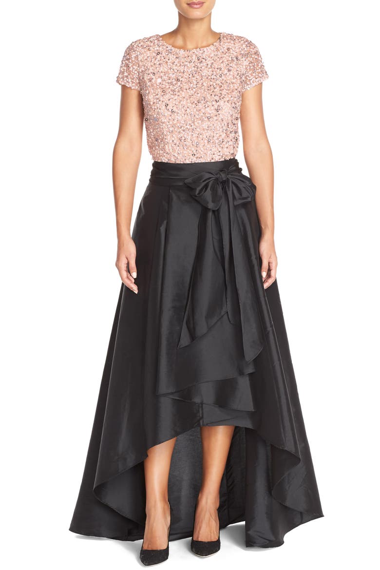 Sequin Mesh Top, Main, color, BLUSH