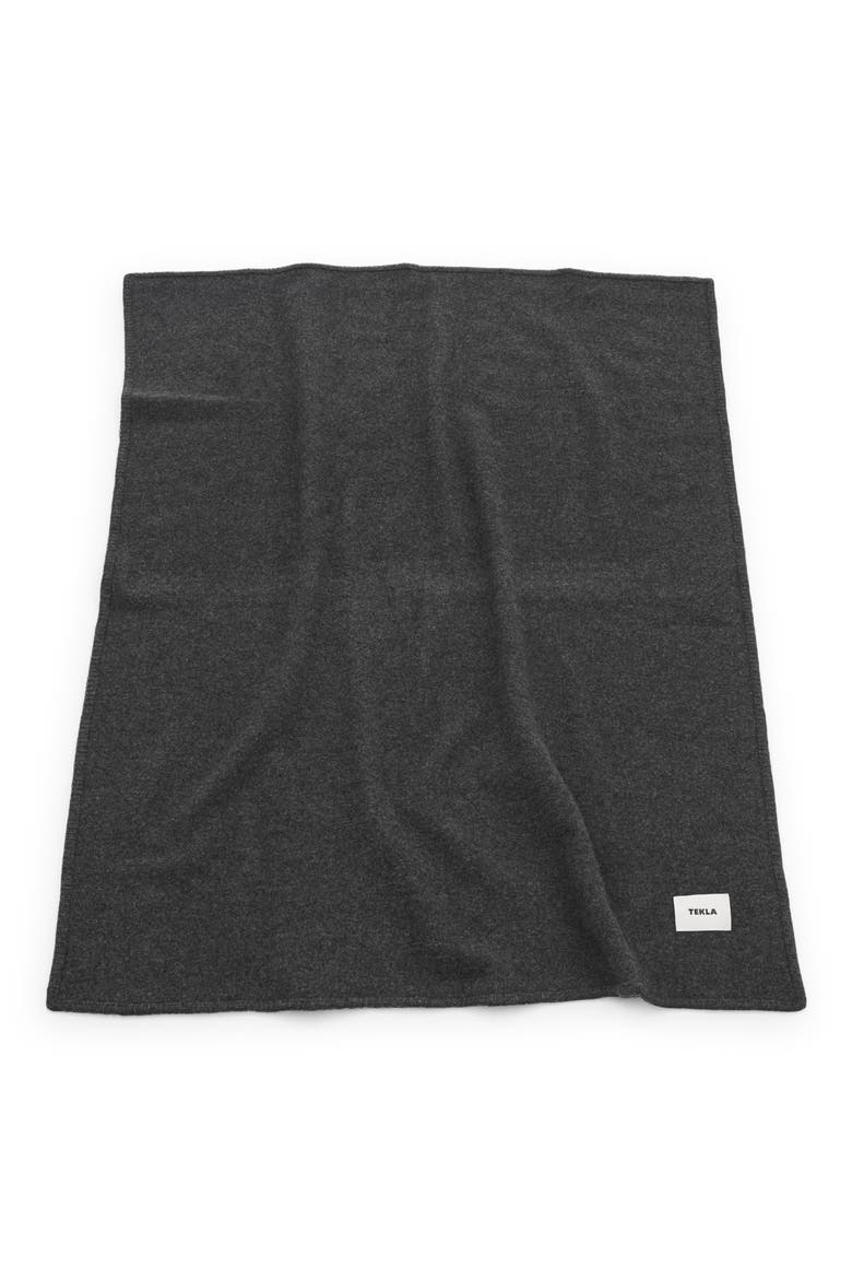 Merino Wool Throw Blanket, Alternate, color, GREY MELANGE