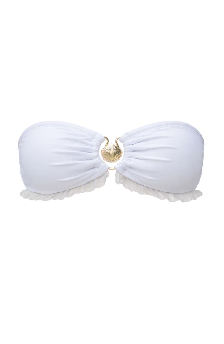 Ivy Swimwear Pura Bikini Top, Main, color, White