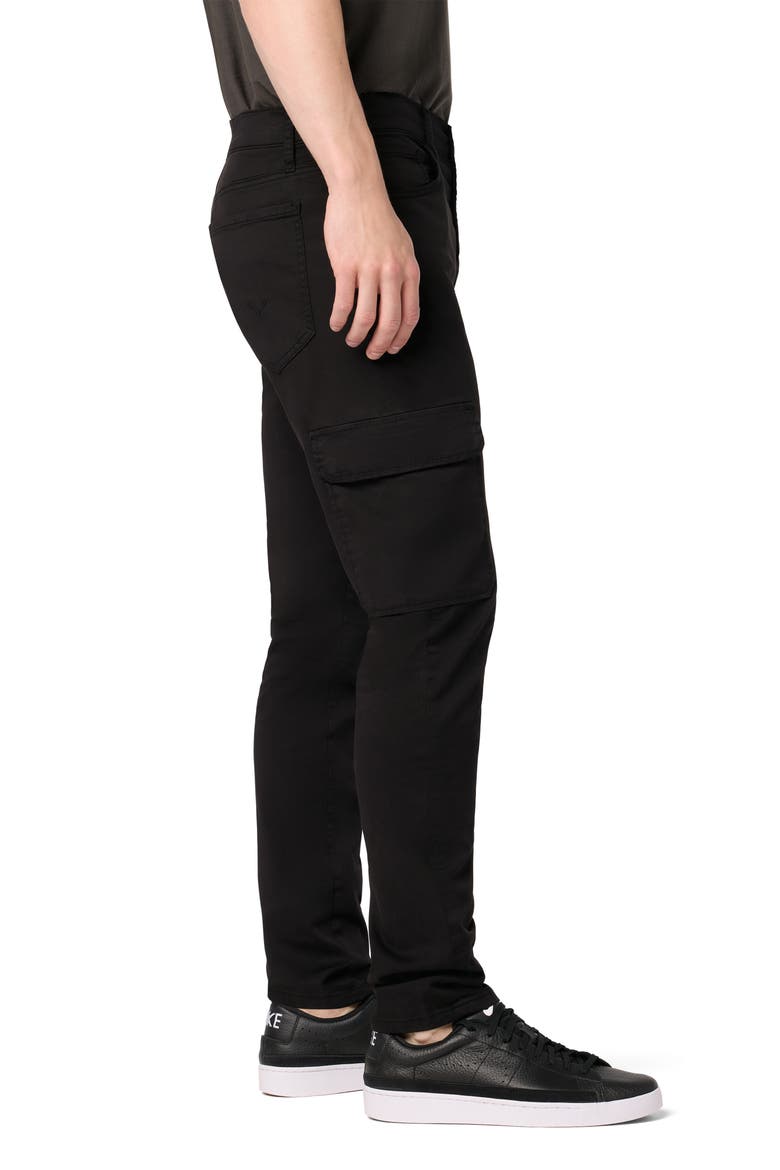 Ace Slim Fit Cargo Jeans, Alternate, color, BLACK