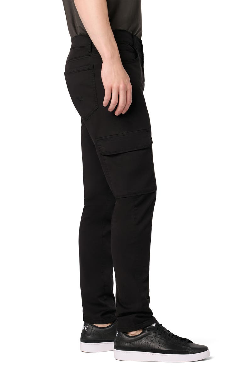 Hudson Jeans Ace Slim Fit Cargo Jeans, Alternate, color, Black