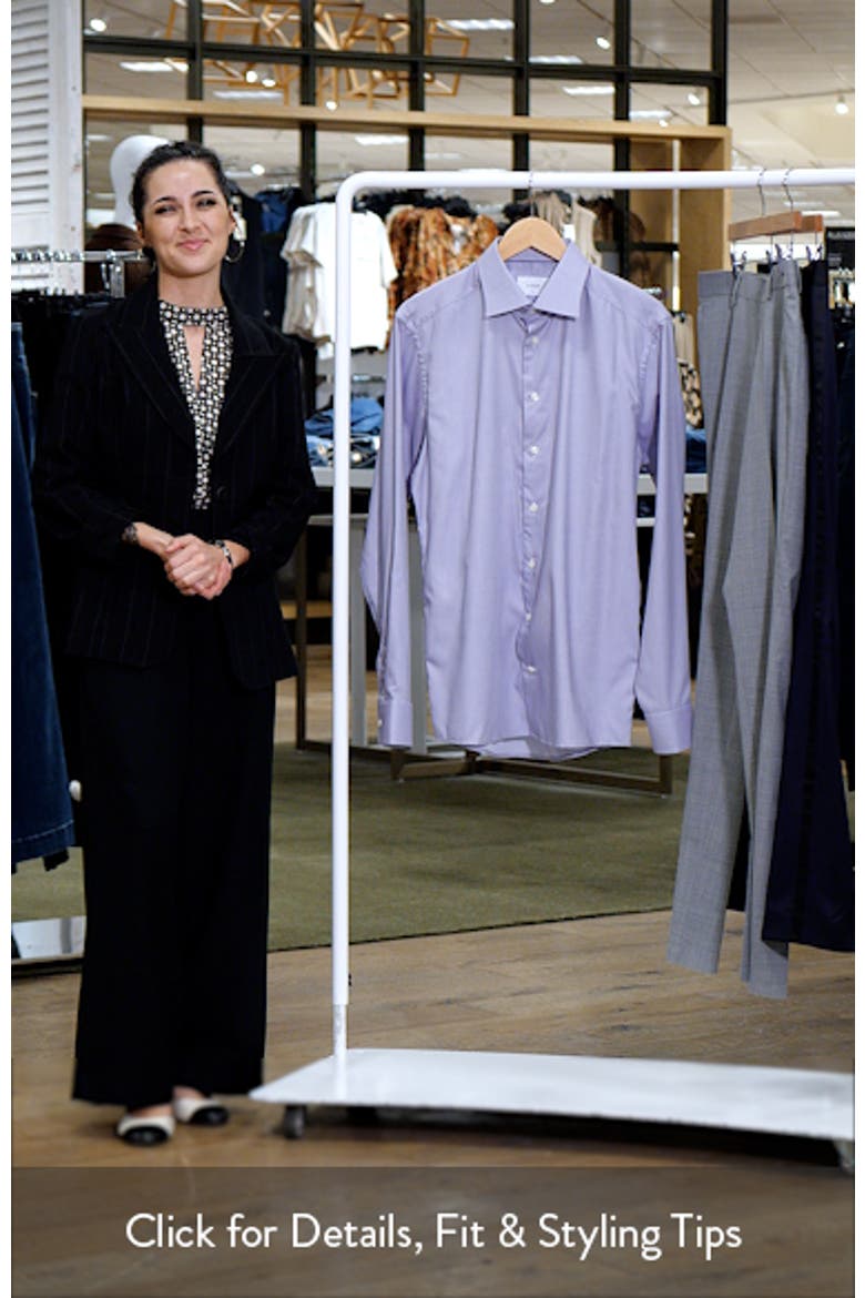 Slim Fit Microcheck Shirt video