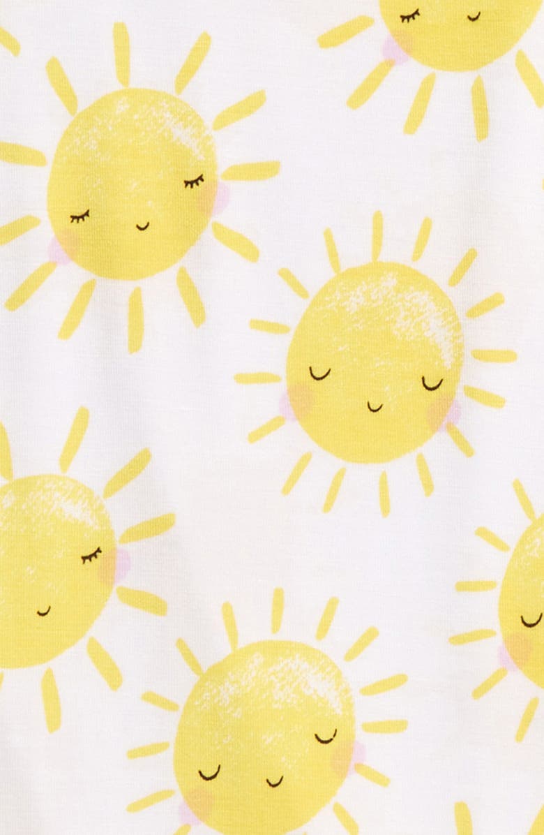 Little Sleepies Kids' Sunshine Fitted Two-Piece Pajamas, Alternate, color, 