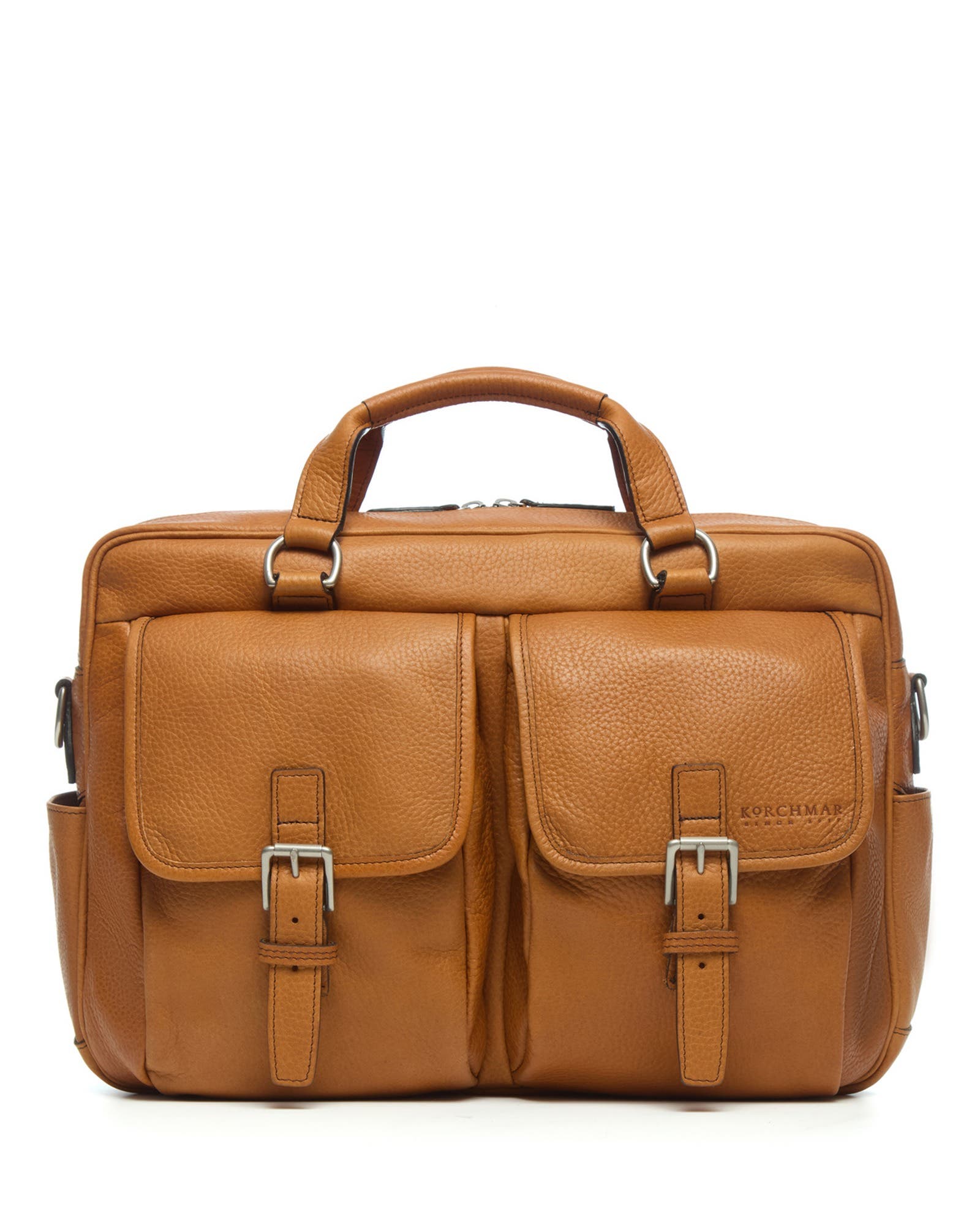 Barton Leather Briefcase, Alternate, color, Pebbled Tan