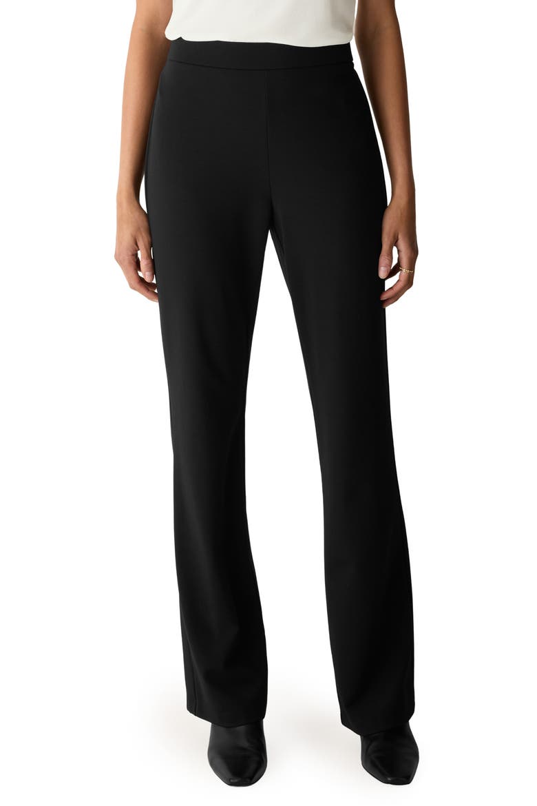 Flare Leg Kick Pants, Main, color, BLACK