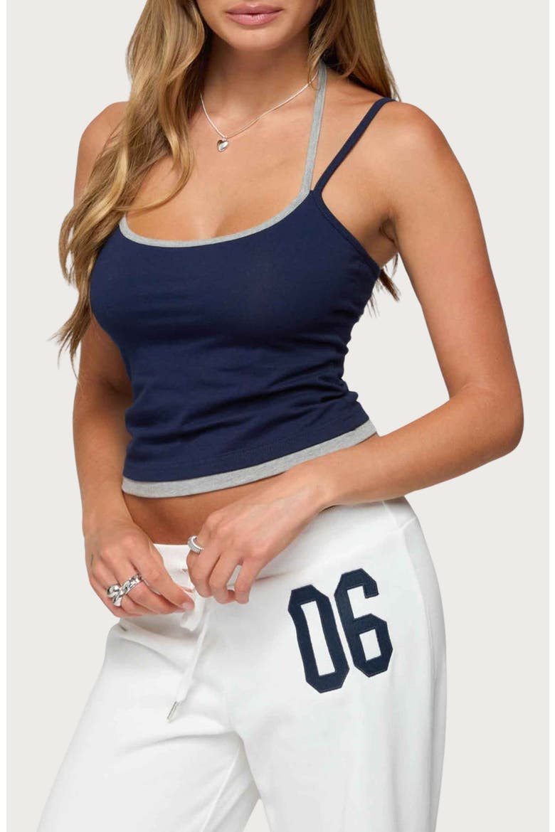 Roya Layered Camisole, Alternate, color, NAVY