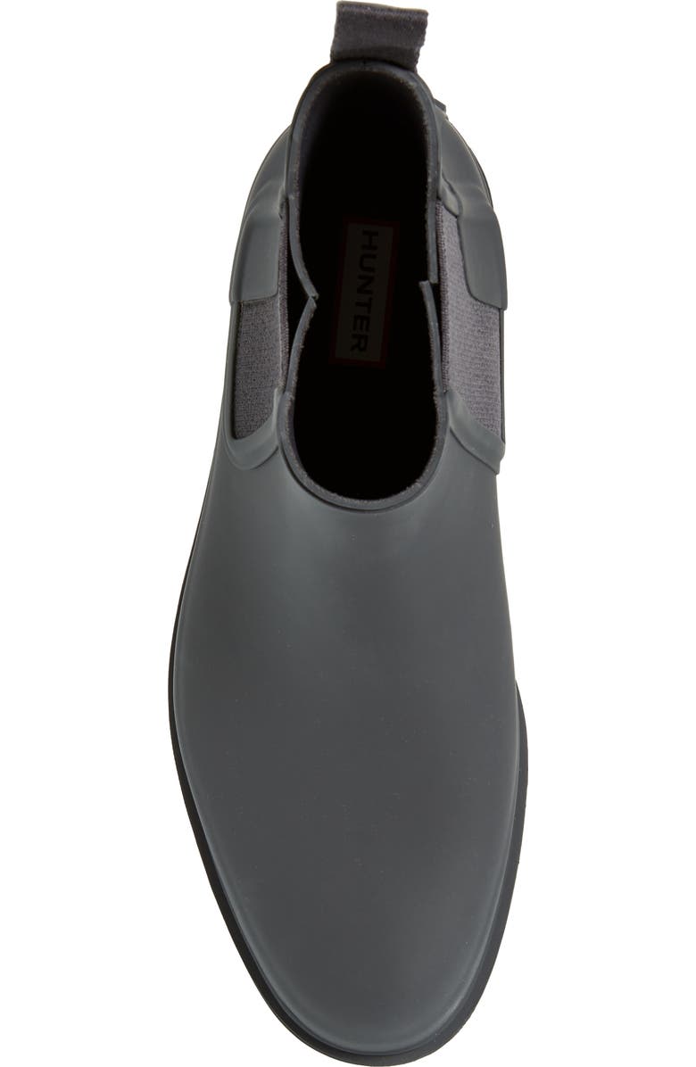 Hunter Original Refined Waterproof Chelsea Boot, Alternate, color,