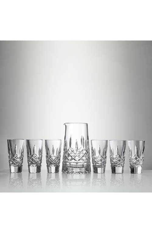 Waterford Lismore Pitcher & Shot Glass Set In No Color