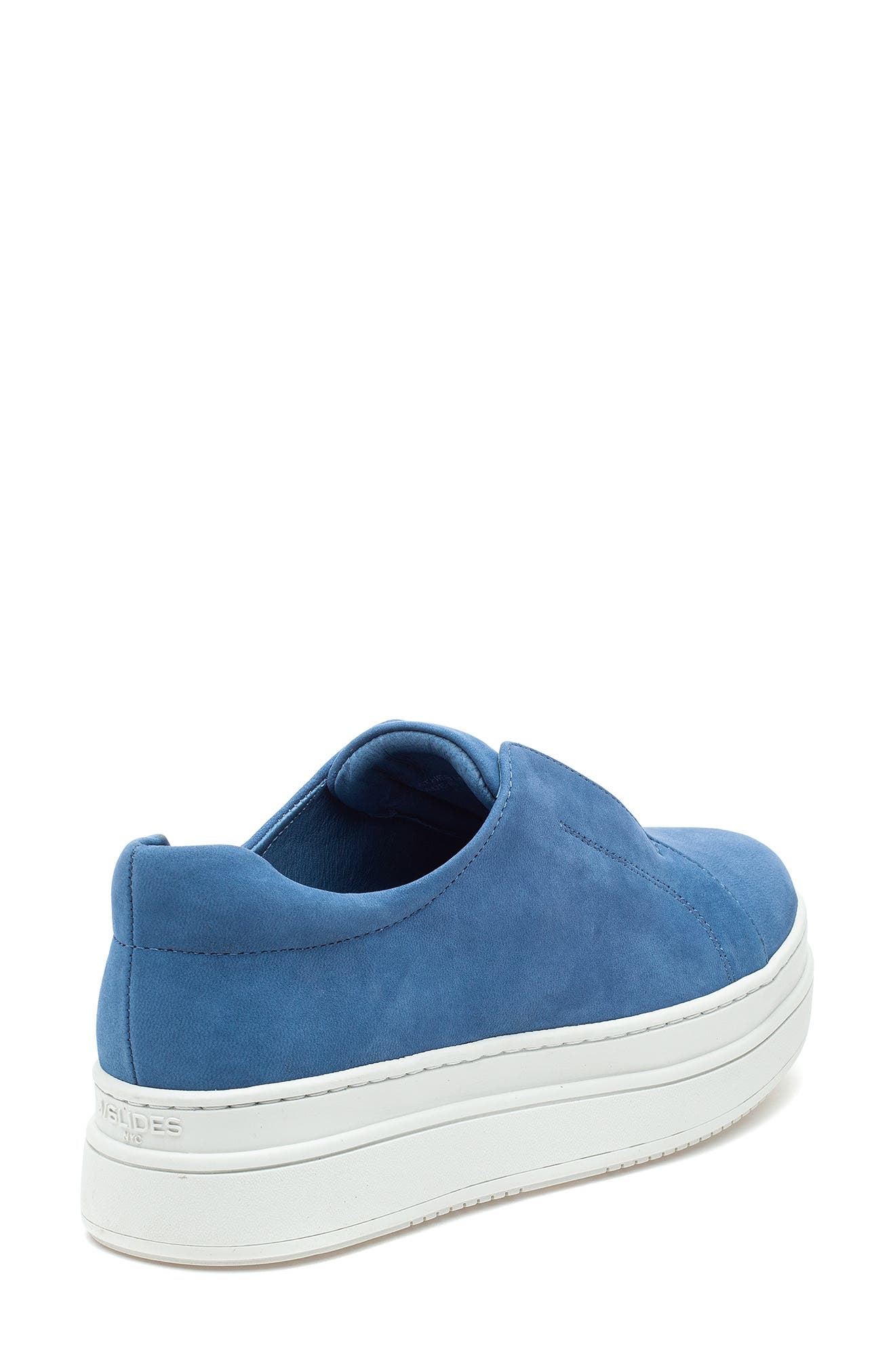 Noel Laceless Platform Sneaker, Alternate, color, OCEANA WAXY NUBUCK