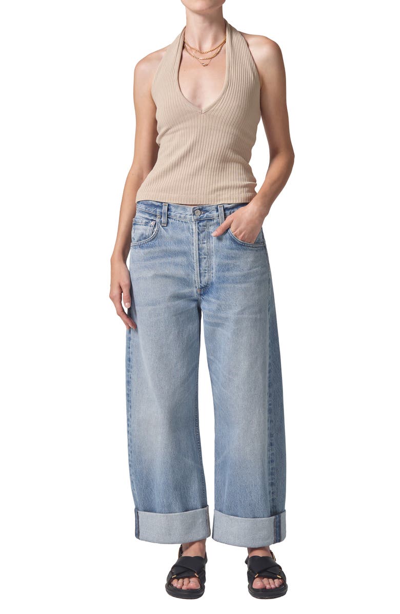 Citizens of Humanity Ayla High Waist Baggy Wide Leg Jeans, Alternate, color, 
