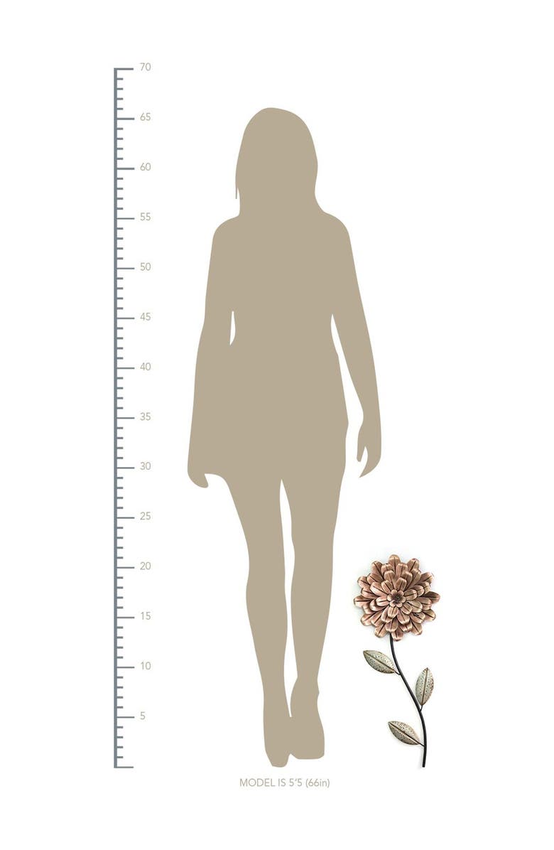 STRATTON HOME DECOR Romantic Flower Stem Wall Decor, Alternate, color,