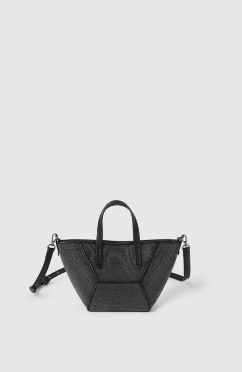 Precious BC Duo mini bag in grained leather