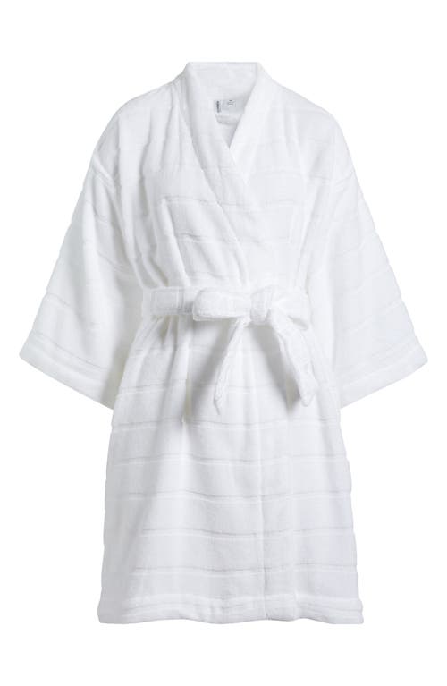 Nordstrom Terry Rib Short Robe In White