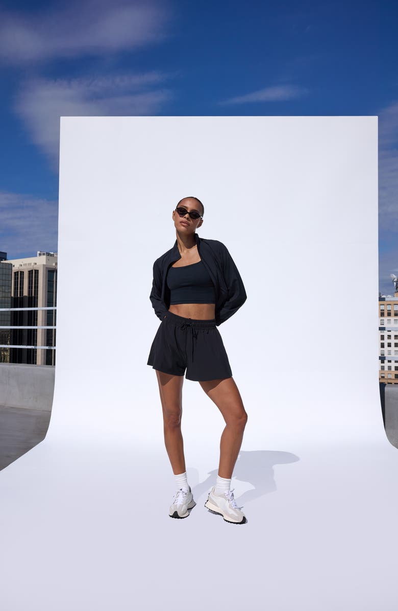 TravisMathew Breezeblend Challenger Shorts, Alternate, color, Black