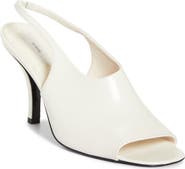 TOTEME Contoured Peep Toe Slingback Sandal