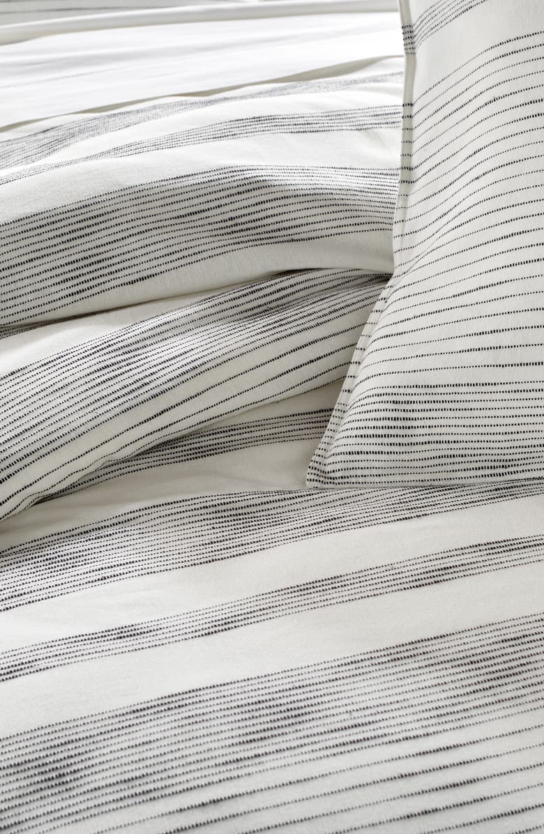 DKNY Pure Woven Stripe Duvet, Alternate, color, 