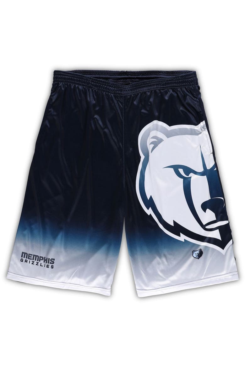 Men's Fanatics Branded Navy Memphis Grizzlies Big & Tall Graphic Shorts, Main, color, Navy