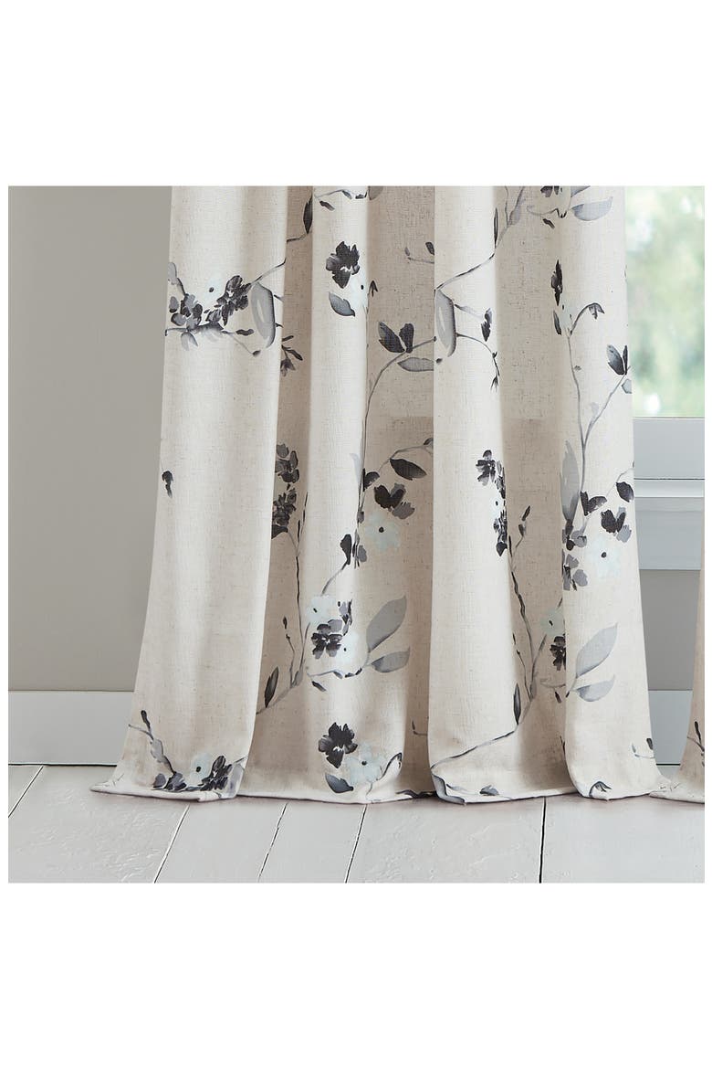 Fontana Set of 2 Curtain Panels, Alternate, color, GREY