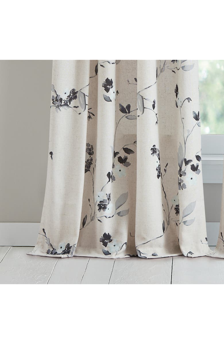 DKNY Fontana Set of 2 Curtain Panels, Alternate, color, Grey