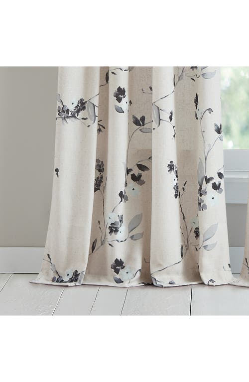 Dkny Fontana Set Of 2 Curtain Panels In Grey