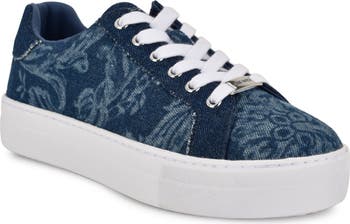 NINE WEST ★ ギャツビー プラットフォーム スニーカー 大人気 NINE WEST ☆ ギャツビー プラットフォーム スニーカー 大人気