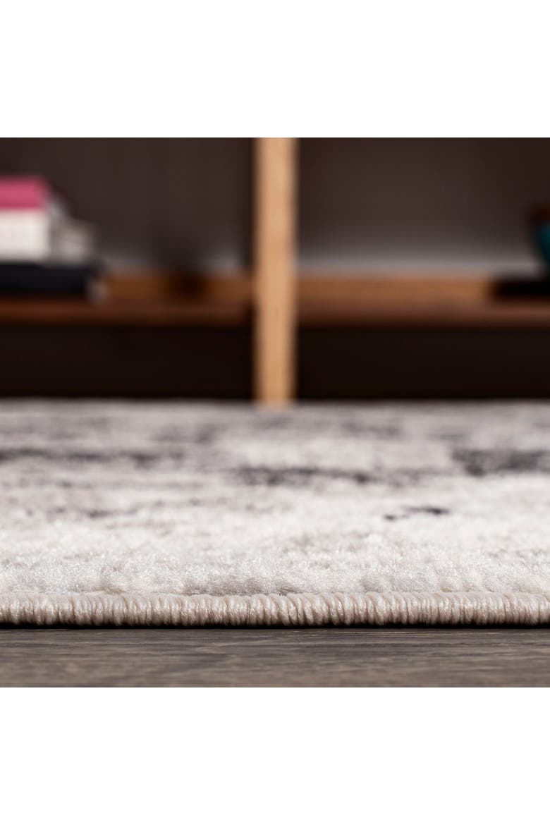 Dune Modern Abstract Area Rug, Alternate, color, Cream/Gray