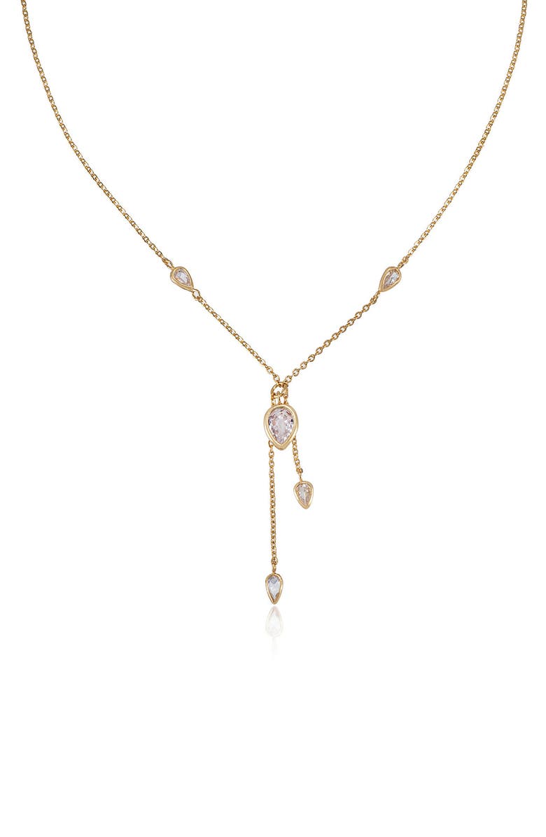 Ettika Bezel Lariat Necklace, Alternate, color,