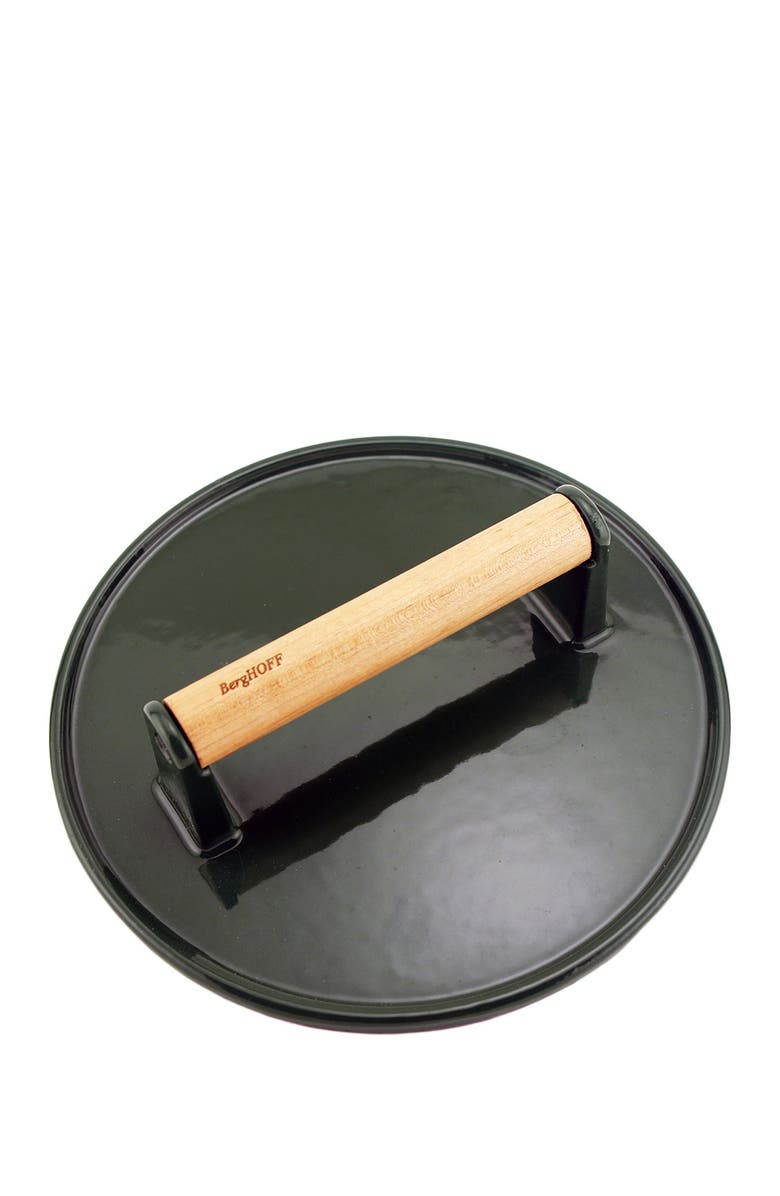 BergHOFF Green Cast Iron 9" Steak Press, Main, color, Green