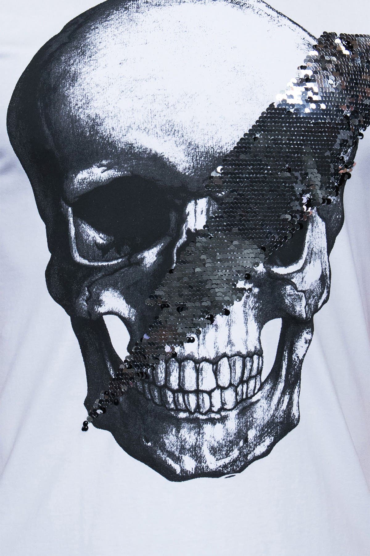 Skull Disco Graphic Crew T-Shirt - image 2