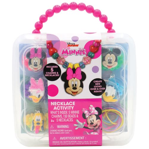 Tara Toy Necklace Activity Set Minnie Mouse, 160 Piece Diy Jewelry Kit in Multicolored  product