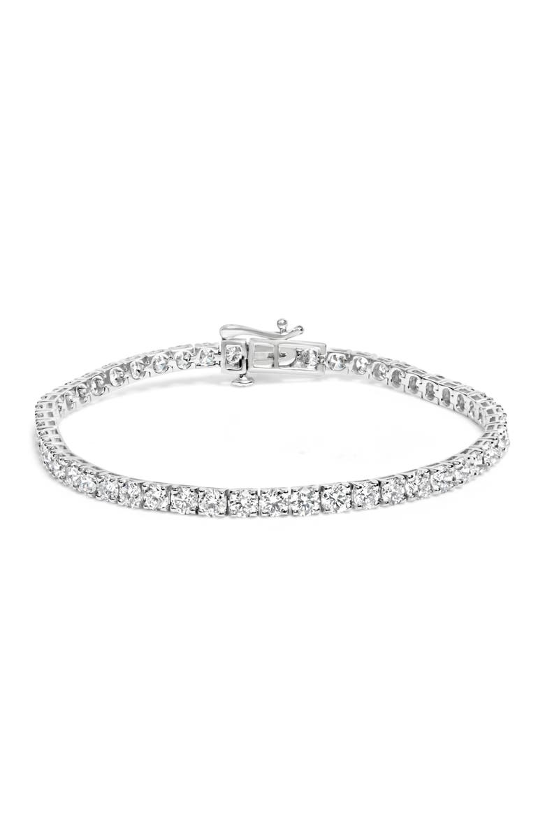 Haus of Brilliance 14K White Gold 7.0 cttw 4-Prong Set Lab Grown Diamond 7" Tennis Bracelet, Main, color, White